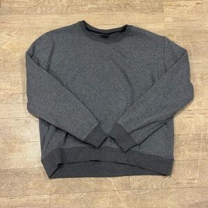Eddie Bauer Grey Crewneck Fleece Interior Size Large